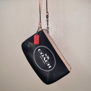 COACH Black Wristlet